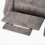 Fauteuil inclinable avec accoudoirs roulés gris brun Accents