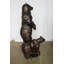 Nifao Collection Giant Bronze Statue of a Standing Bear and Cub 46" x 34" x 70"H
