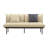 65.5'' Wide Aluminum Loveseat with Cushions-1234829280-1234829287
