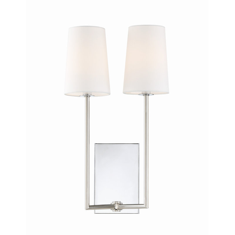 Frith Armed Sconce, Polished Chrome
