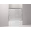 Fluence Frameless Bypass Sliding Shower Door-1466804465-1466804464-1461971290