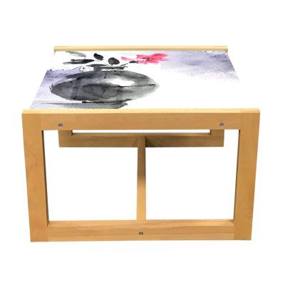 Table basse florale East Urban Home