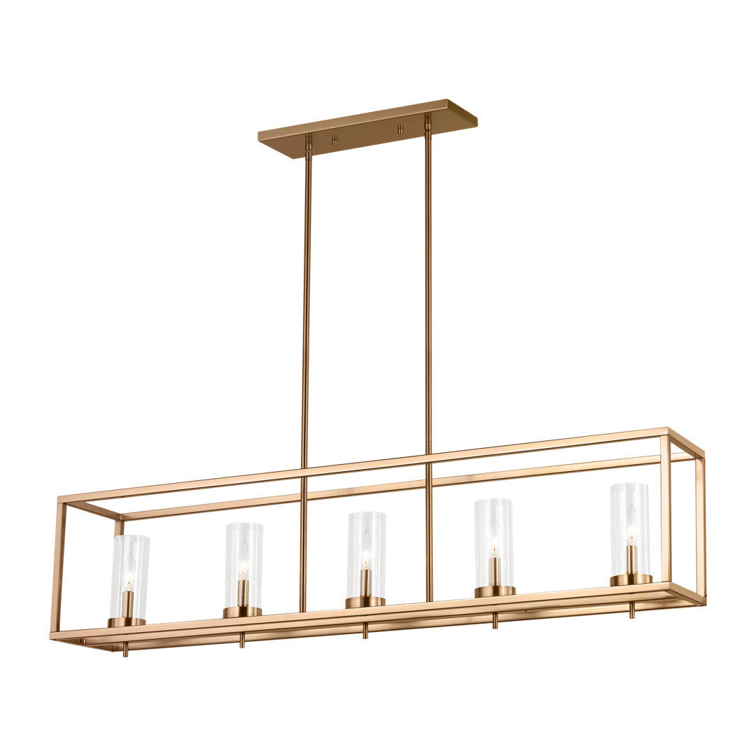 Bastidas 5 - Light Kitchen Island Pendant Wade Logan® Bulb 