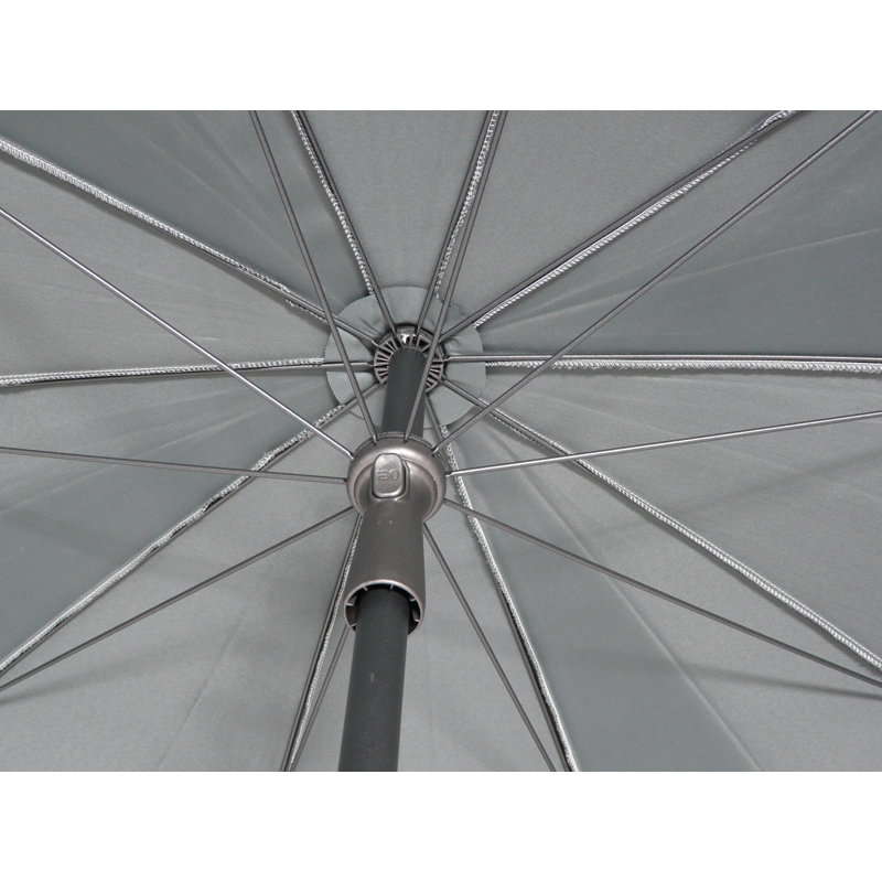 Giada 200cm Market Parasol, Grey