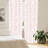 Cherry Blossom Panel Curtain, Retro Revival Sakura Pattern in Soft Color Chinese Japanese Culture Art, Lightweight Window Treatment Living Room Bedroom Decor, Coral White Semi-Sheer Rod Pocket Sliding Panel-2049595