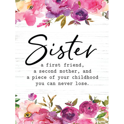 " Sister " by Lettered & Lined