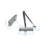 Commercial ADA Grade 1 Door Closer with Adjustable Spring Tension - Sizes 1-4-96607359