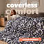 Silentnight Coverless 10.5 Tog Leaf Print Duvet and Pillowcase Set-116626626-116668725