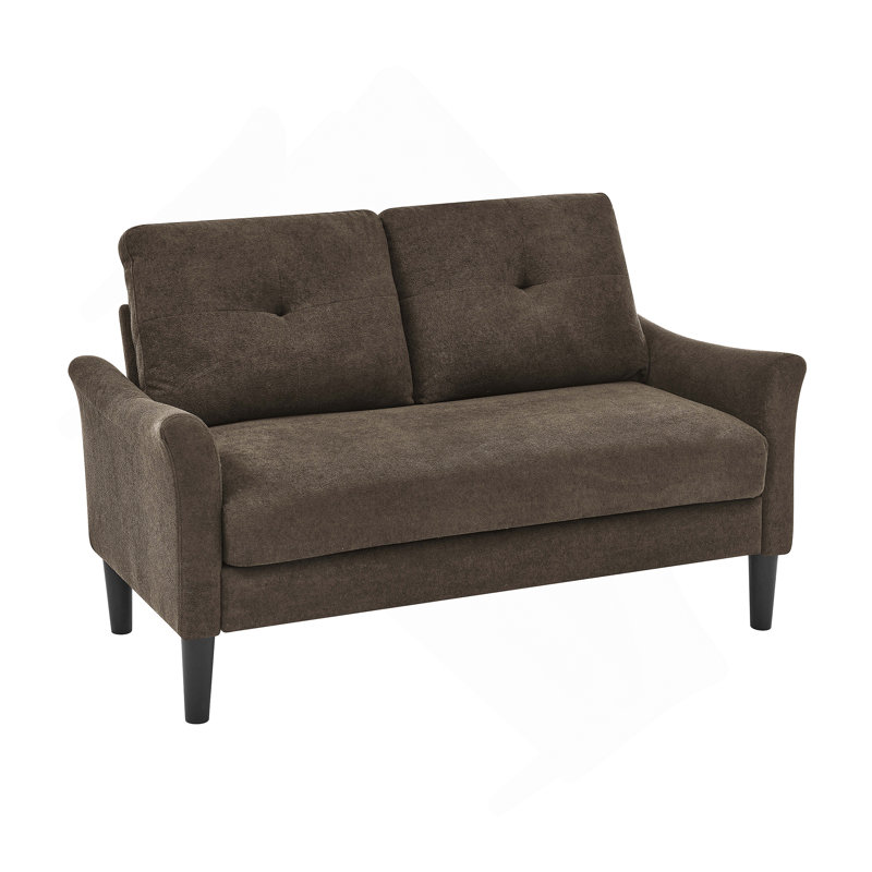 Elegant Tufted Loveseat With Sturdy Legs