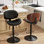 Tabouret de bar pivotant à hauteur réglable avec structure en métal-1832836080-1832836078