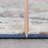 Aba Abstract Blue/Gray/Orange Area Rug-1300536236
