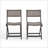 Hillside Bistro Chair, Set Of 2, Foldable Wicker Design For Outdoor Comfort And Style-919782887