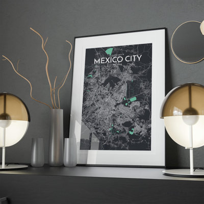 «Mexico City Map», impression