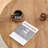 Ealing 37.4" Mid-Century Modern Round Dining Table For 2-4 People - Wood Grain Effect With Metal Legs