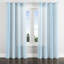 Rideaux à rayures pour chambre à coucher - Rideau à œillets bleu côtier et blanc avec œillets - 1 panneau-1507760807-1507760801