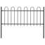 Cirincione Garden Fence with Hoop Top Steel-1058930813