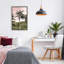 Palmier forêt tropicale sur cadre flottant rose, design par Natalie Carpentieri-1978642760-1978642766