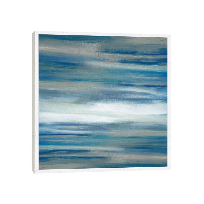 Birch Blush II by Carol Robinson - Painting on Canvas, White Framed, 45.72 cm H x 45.72 cm W