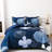 7 Pieces Flower Pattern Comforter Set Queen Size-101992802-113494191