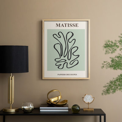 Matisse CXIV, reproduction d'art encadrée - bois massif