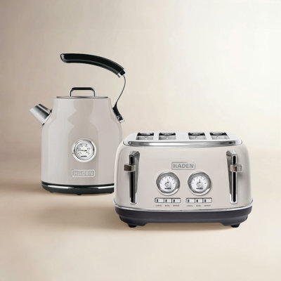 HADEN 4-Slice Toaster and Kettle Bundle
