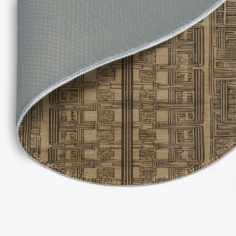 Tapis intérieur et extérieur ArtDeco, Rond 5 pi