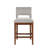 Fabric Upholstered Wood Counter & Bar Stool