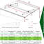 Auvent pour fenêtre de 59 po x 34 po - Polycarbonate solide et rouille - Support de toit robuste 59 po x 34 po protégé par l'aluminium-2085241892-2085241944