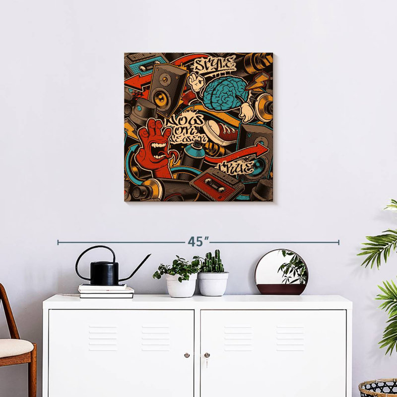 Abarca Urban Hip Hop, 24" H x 24" W