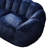 Velvet Fabric Loveseat Bean Bag Chair Foam Filled-1983195900