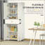 Armoire de cuisine 72 po avec 2 grandes armoires à double porte et 1 tiroir central