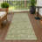 Machine Washable Indoor/Outdoor Chantille ACN2324 Ikat Rug-1032731497