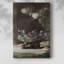 Impression florale rétro CIX, reproduction sur toile-772842105