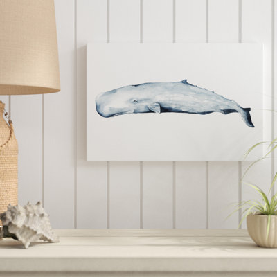 " Whale Portrait II " by Grace Popp Painting Print