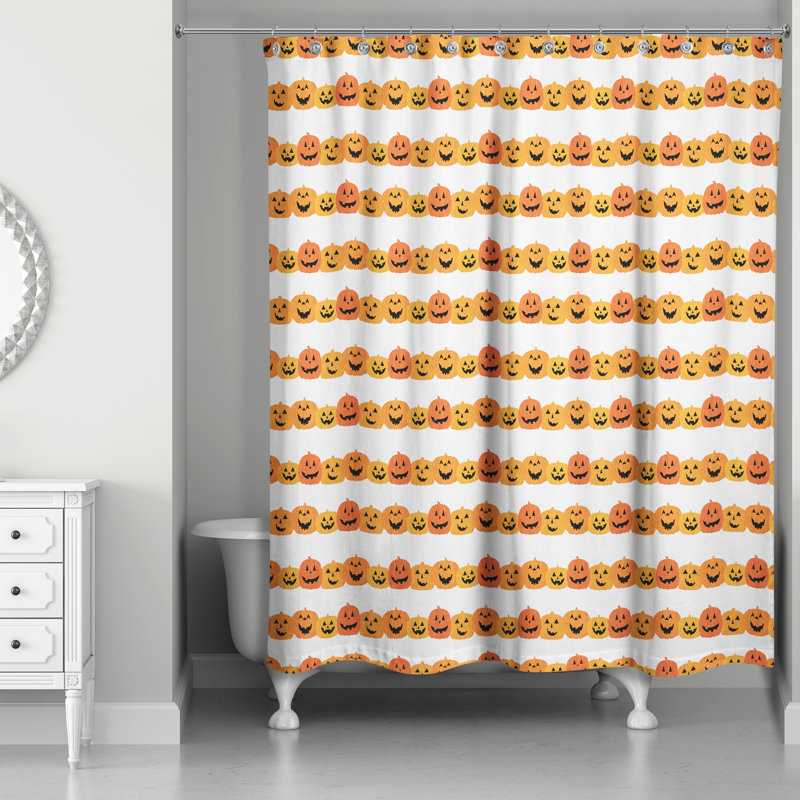 Rideau de douche citrouille simple Soundview