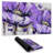 Purple anemone flowers - 14.00"x24.25" Desk mat