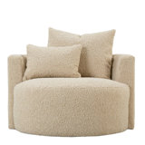 Leander 19" W Polyester Barrel Chair