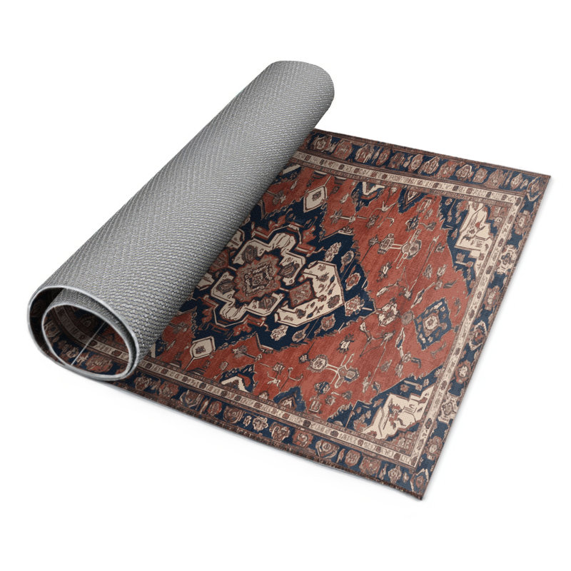 Tapis d'intérieur et d'extérieur brun Persian, Rectangulaire 2 pi x 3 pi