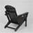 HDPE Folding Adirondack Chair With Dual Cup Holder Composite Adirondack Chair With Wood Texture-1789004949