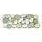Ganges Natural Stone Listello Tile Pebbles Rock Design Water-Resistant Glazed for Outdoor - 4" x 12"