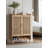 24 Pairs Shoe Cabinet with Slatted Doors, Wood Shoe Organizer with 7 Tier Adjustable Shelves for  Entryway,Living Room-925212064