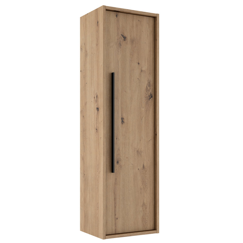 Bathroom Tall Side Cabinet AQUA Collection by DAX, Natural