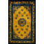 Tapis de couloir antique en laine doré