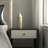 Chartres Stoneware Ceramic Vase - Textured Casual Home Decor Accent with Grid Relief Design-1709064363-1709064362