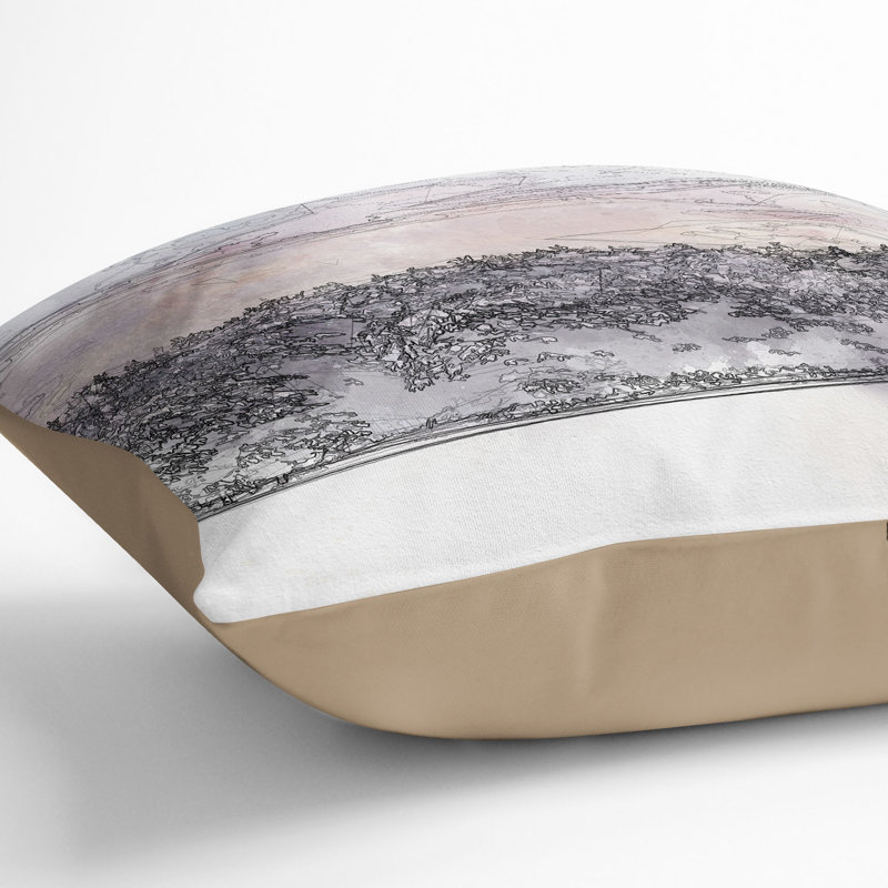 Square Cushion, 55cm H x 55cm W x 20cm D, Stone