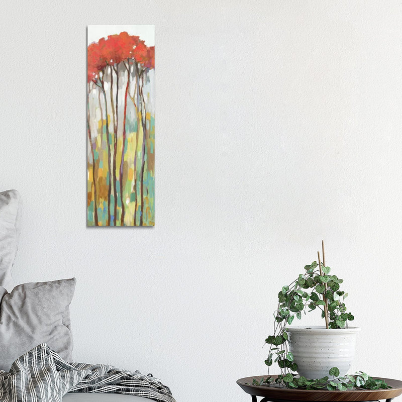 Standing Tall I by Allison Pearce - Panoramic Painting on Canvas, Wrapped Canvas, 30.48 cm H x 91.44 cm W x 1.91 cm D