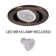 Round Adjustable Gimbal Open Recessed Trim