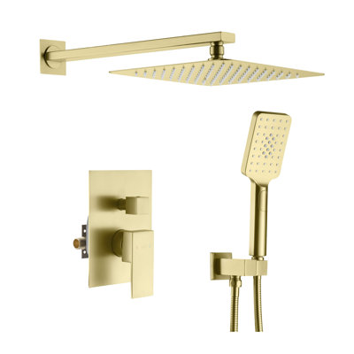 Cube Dual Function Complete Shower System with Rough in-Valve