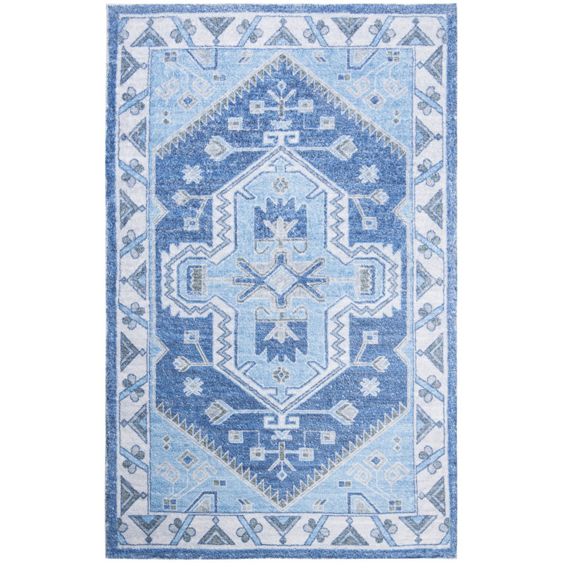 Blessen Hand Loomed Performance Oriental Rug, Rectangle 8' x 10'