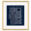 Blue Figure 7, Blue Shell Study & Blue RCP Giclee Print by David Phoenix